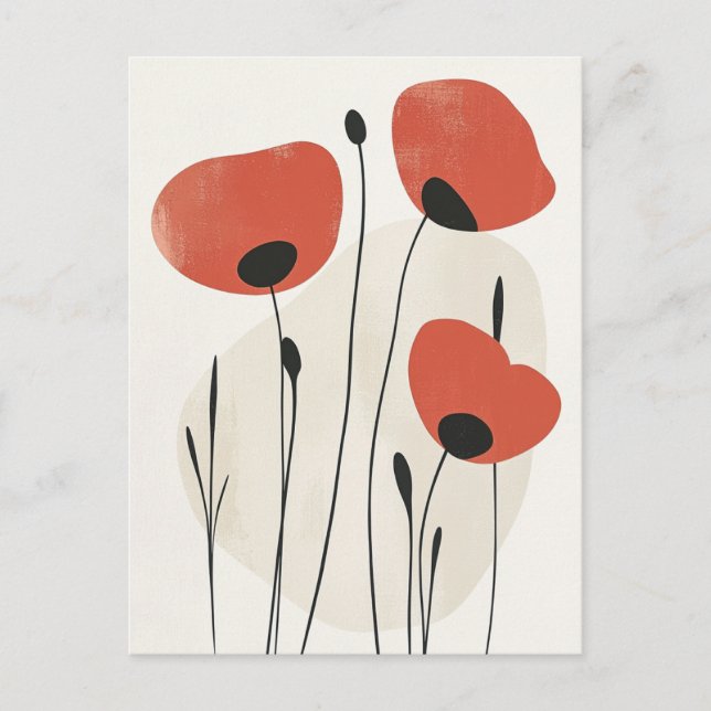 Cartão Postal Scandi Bloom No.287 (Frente)