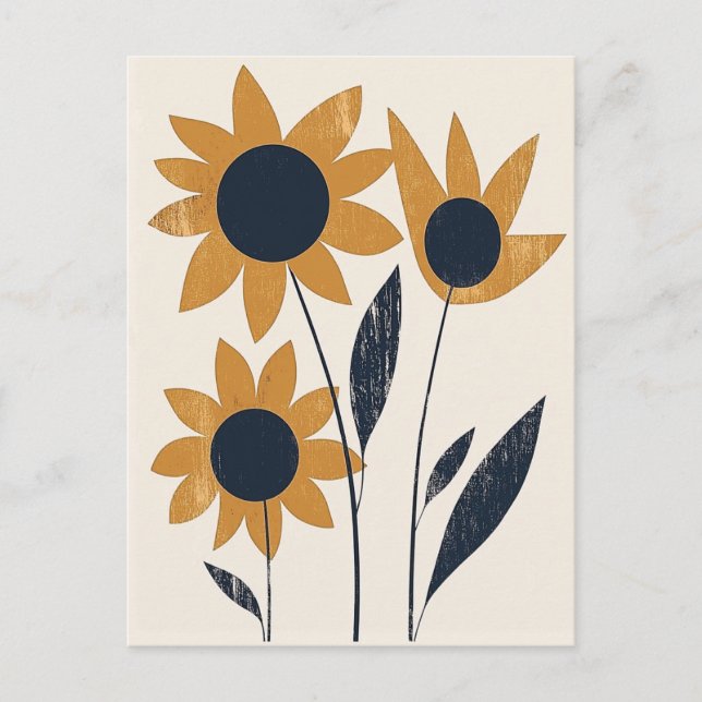 Cartão Postal Scandi Bloom No.297 (Frente)