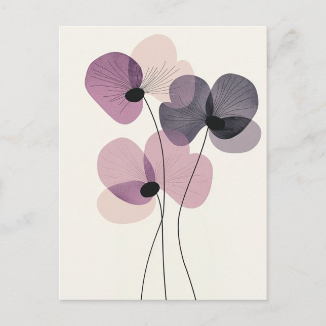 Cartão Postal Scandi Bloom No.299 (Frente)