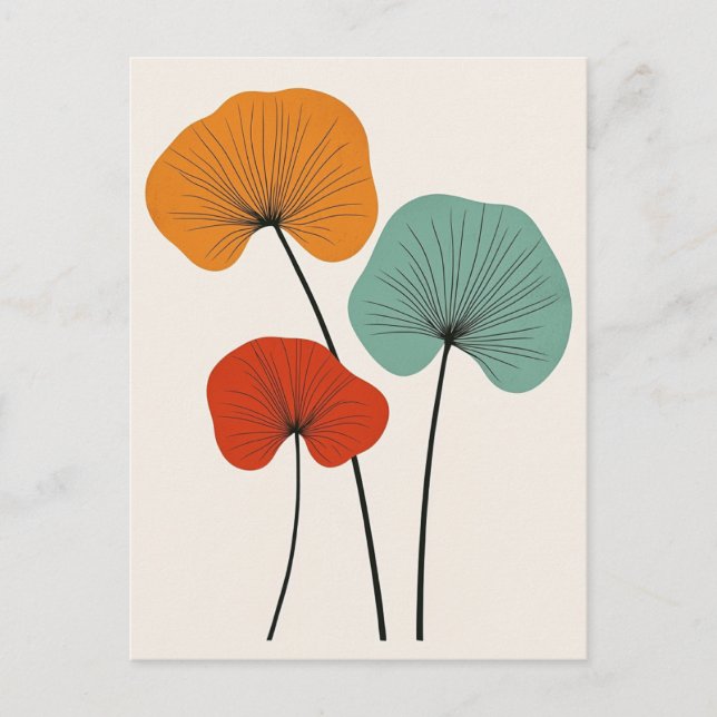 Cartão Postal Scandi Bloom No.300 (Frente)