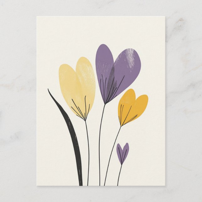 Cartão Postal Scandi Bloom No.303 (Frente)