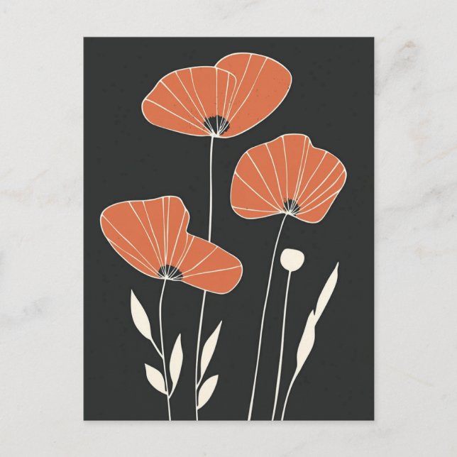 Cartão Postal Scandi Bloom No.311 (Frente)