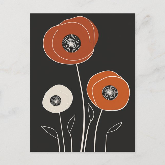 Cartão Postal Scandi Bloom No.316 (Frente)