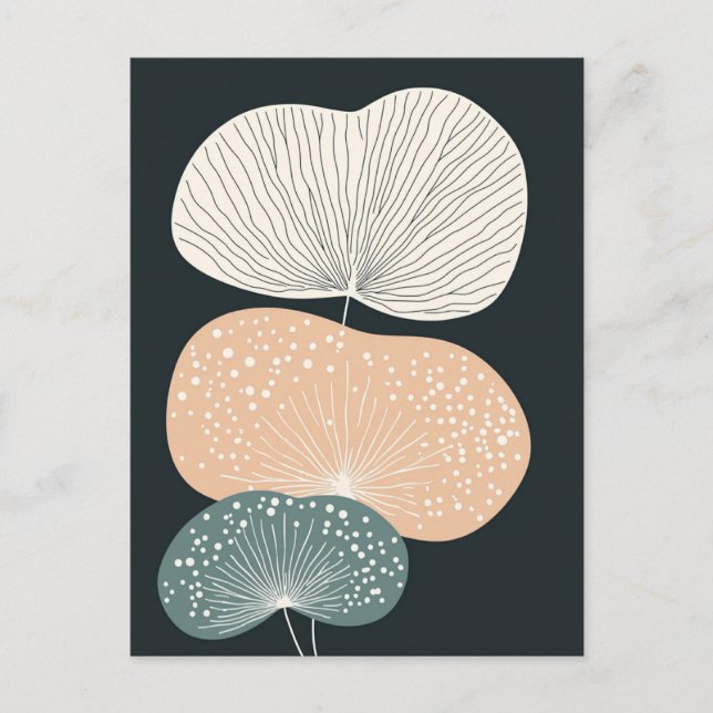 Cartão Postal Scandi Bloom No.317 (Frente)