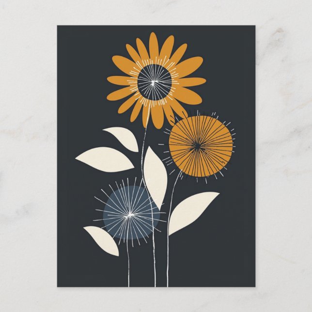 Cartão Postal Scandi Bloom No.321 (Frente)