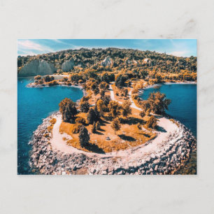 Cartão Postal Scarborough Bluffs Canadá estilizado