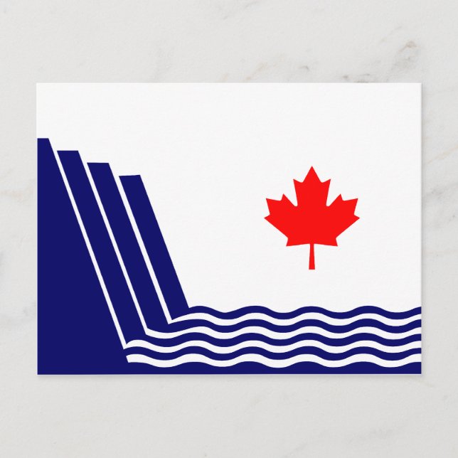 Cartão Postal Scarborough, Ontario flag (Frente)