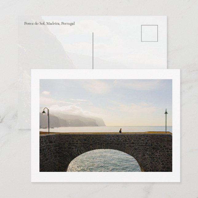 Cartão Postal Scenic bridge in Ponta do Sol, Madeira (Frente/Verso)