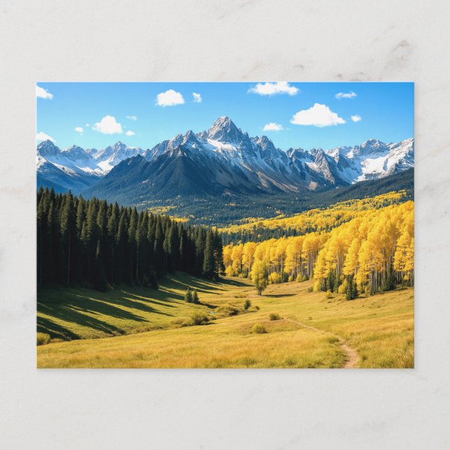 Cartão Postal Scenic Colorado (Frente)