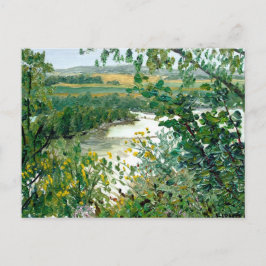 Cartão Postal Scenic Mississippi River View from the Bluff