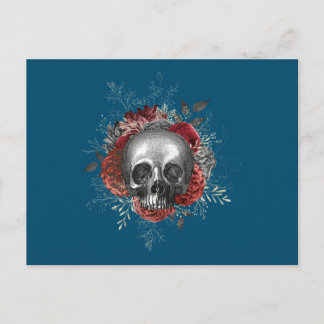 Cartão Postal Schädel Totenkopf skull