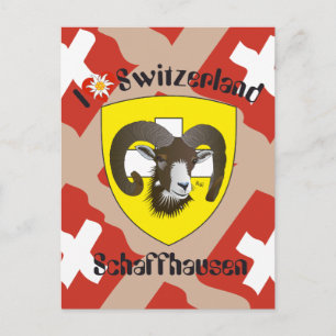 Cartão Postal Schaffhausen Schweiz Postkarte