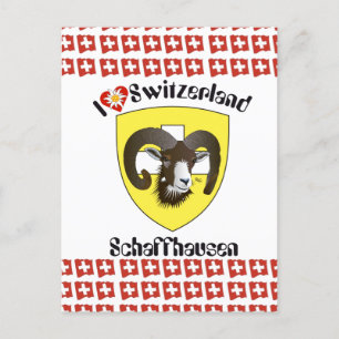 Cartão Postal Schaffhausen Schweiz Postkarte