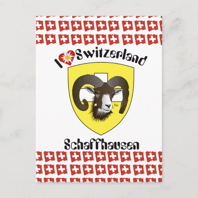 Cartão Postal Schaffhausen Schweiz Postkarte (Frente)