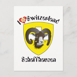 Cartão Postal Schaffhausen Schweiz Postkarte