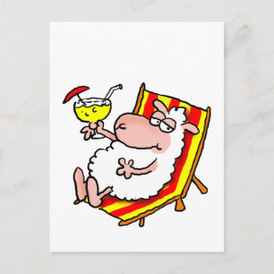 Cartão Postal Schafskarte "Relax"