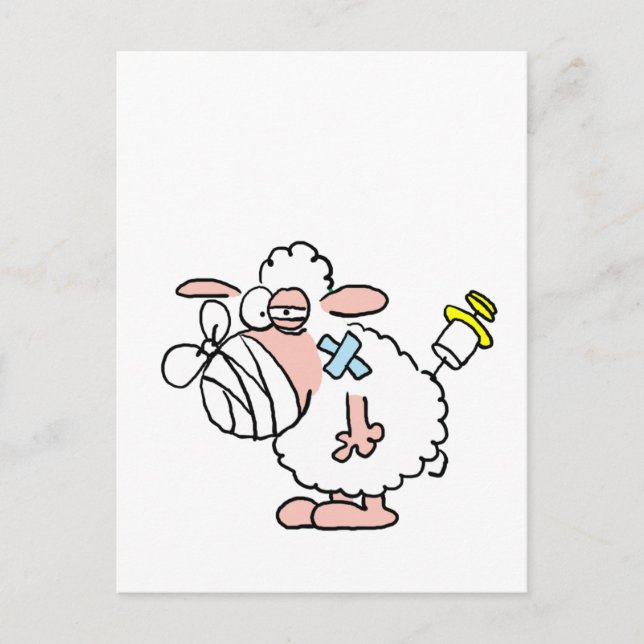 Cartão Postal Schafskrankheit (Frente)