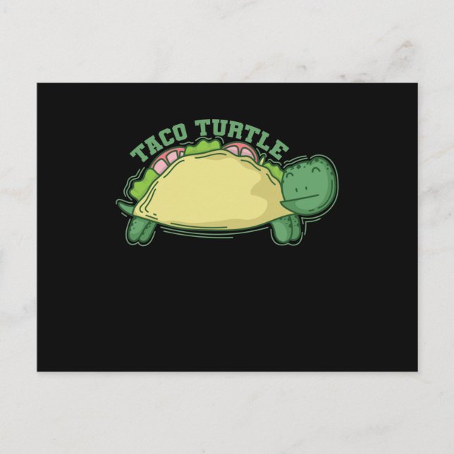 Cartão Postal Schildkröte Taco Turtle (Frente)