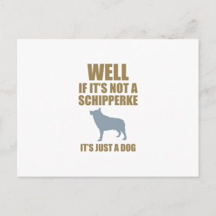 Cartão Postal Schipperke