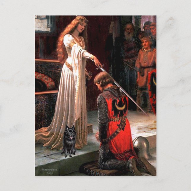 Cartão Postal Schipperke 4 - A Accolade (Frente)