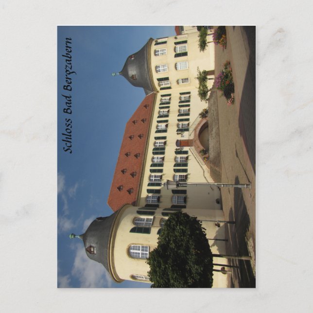 Cartão Postal Schloss Bad Bergzabern (Frente)