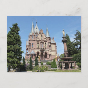 Cartão Postal Schloss Drachenburg sobre Drachenfels