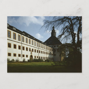Cartão Postal Schloss Friedenstein, Gotha, construída em 1643-54