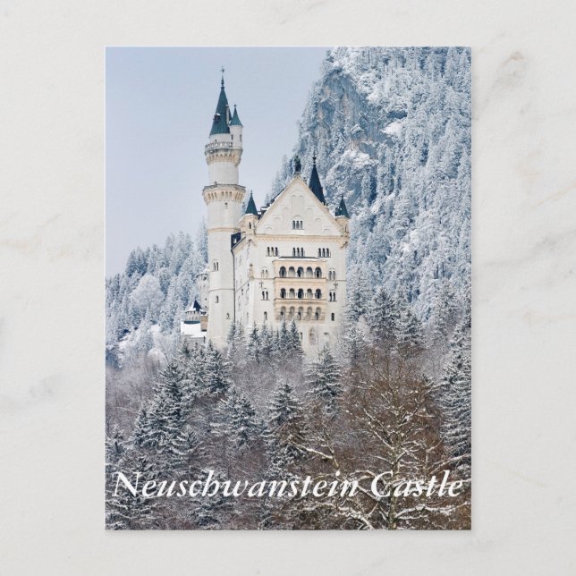 Cartão Postal Schloss Neuschwanstein (Frente)