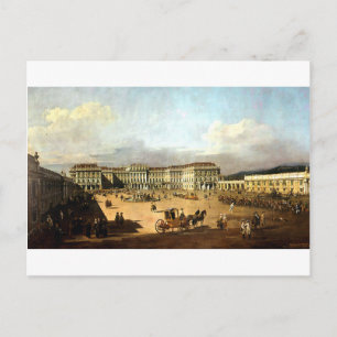 Cartão Postal Schloss Schonbrunn por Bernardo Bellotto