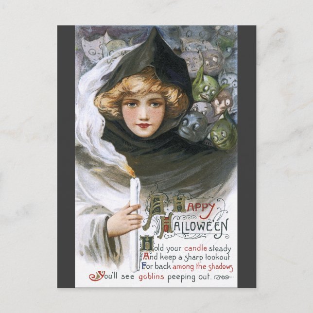 Cartão Postal Schmucker: Goblins nas traseiras (Frente)