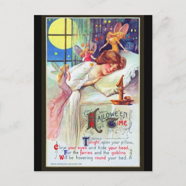 Cartão Postal Schmucker: Halloween Time (Frente)