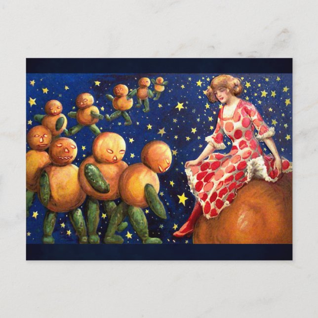 Cartão Postal Schmucker: Noite de Halloween (Frente)