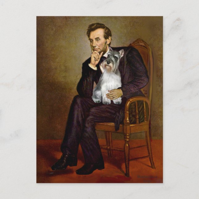 Cartão Postal Schnauzer 11N - Lincoln (Frente)