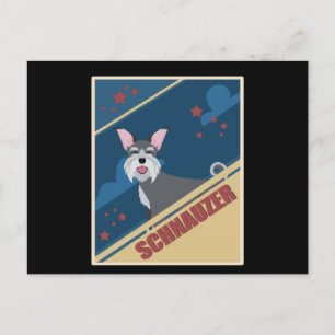 Cartão Postal Schnauzer   Proprietário do cão Schnauzers