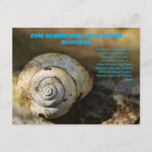 Cartão Postal Schneckenpost