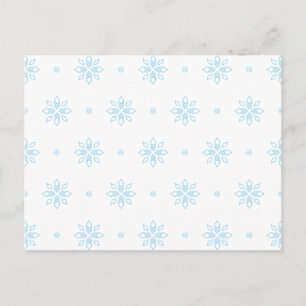 Cartão Postal Schneeflocke