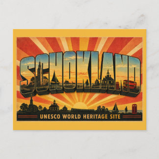 Cartão Postal Schokland Países Baixos Patrimônio Mundial UNESCO