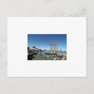 Cartão Postal Schooner Melissa em Galveston, TX