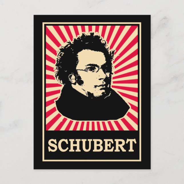 Cartão Postal Schubert (Frente)