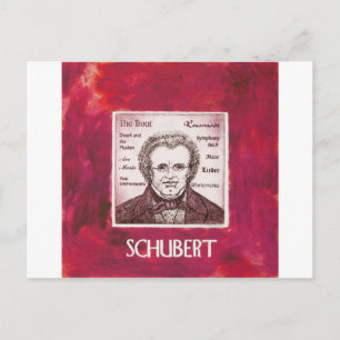 Cartão Postal Schubert