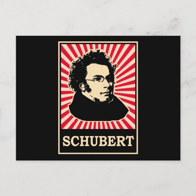 Cartão Postal Schubert (Frente)