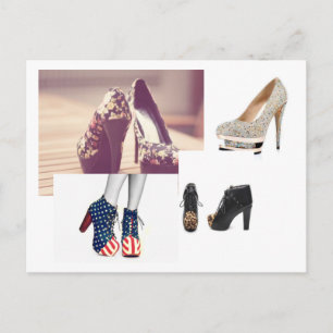 Cartão Postal schuh Postkarte