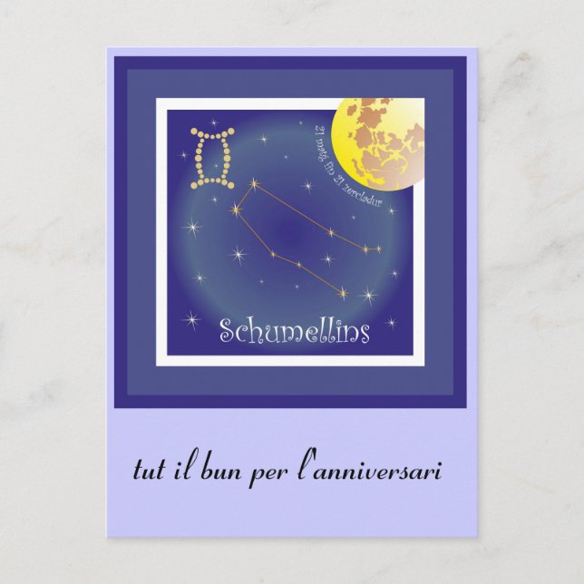 Cartão Postal Schumellins 21 matg fin 21 zercladur Postkarte (Frente)