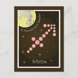 Cartão Postal Schütze, 23 de novembro bis 21. Dezember Postkart