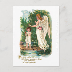 Cartão Postal Schutzengel am Steg