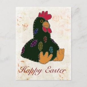 Cartão Postal Schwarzes Huhn