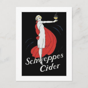 Cartão Postal Schweppes Cider