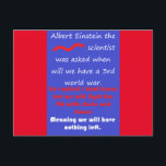 CARTÃO POSTAL SCIENCE MATTH EDUCATION WORDS POEMS<br><div class="desc">PALAVRAS POEMS EDUCAÇÃO VERMELHO AZUL</div>