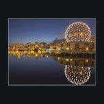 Cartão Postal Science World e CBD refletidos em False Creek,<br><div class="desc">COPYRIGHT David Wall / DanitaDelimont.com | CN02 DWA0002.jpg | Science World e CBD refletidos em False Creek,  Vancouver,  British Columbia,  Canadá</div>