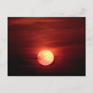 Cartão Postal Scifi Sunset